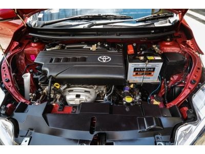 2014/15 Toyota Yaris 1.2G  CVT (AAB/ABS) เบนซิน สี : แดง รูปที่ 9